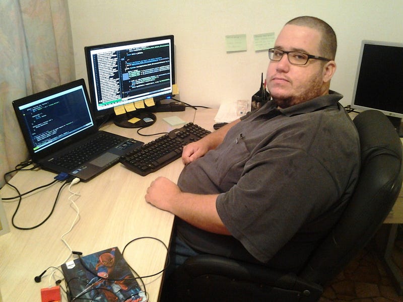 Aqui meu home-office já estava mais arrumado