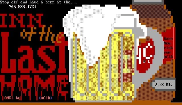 ANSI Art da ACiD, muito usadas em BBS
